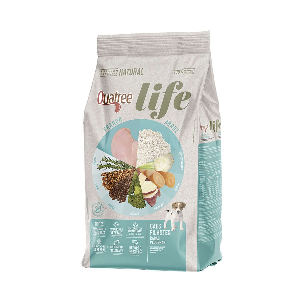 Ração Quatree Life Filhote Porte Pequeno - Frango e Arroz