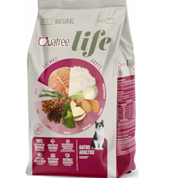 RAÇÃO QUATREE LIFE GATOS ADULTOS 1KG