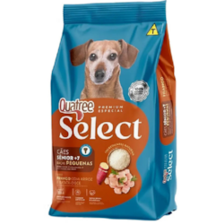 RAÇÃO QUATREE SELECT PARA CÃES SENIOR DE RAÇAS PEQUENAS - 3 KG