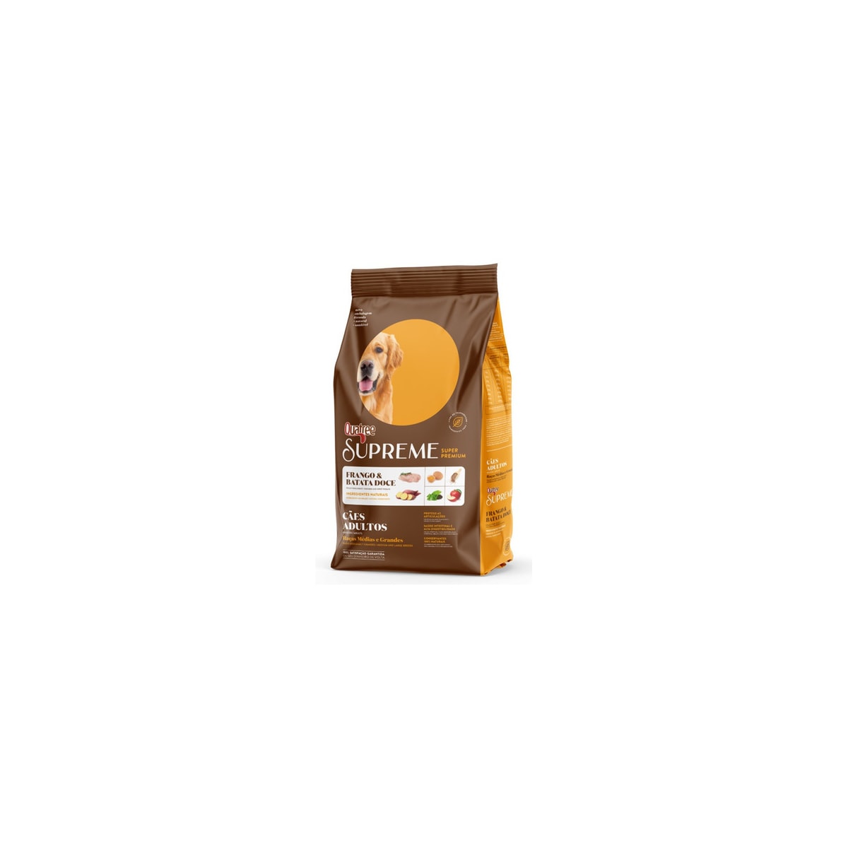 Ração Quatree Supreme Adulto Porte Medio e Grande - Frango e Batata Doce 15kg