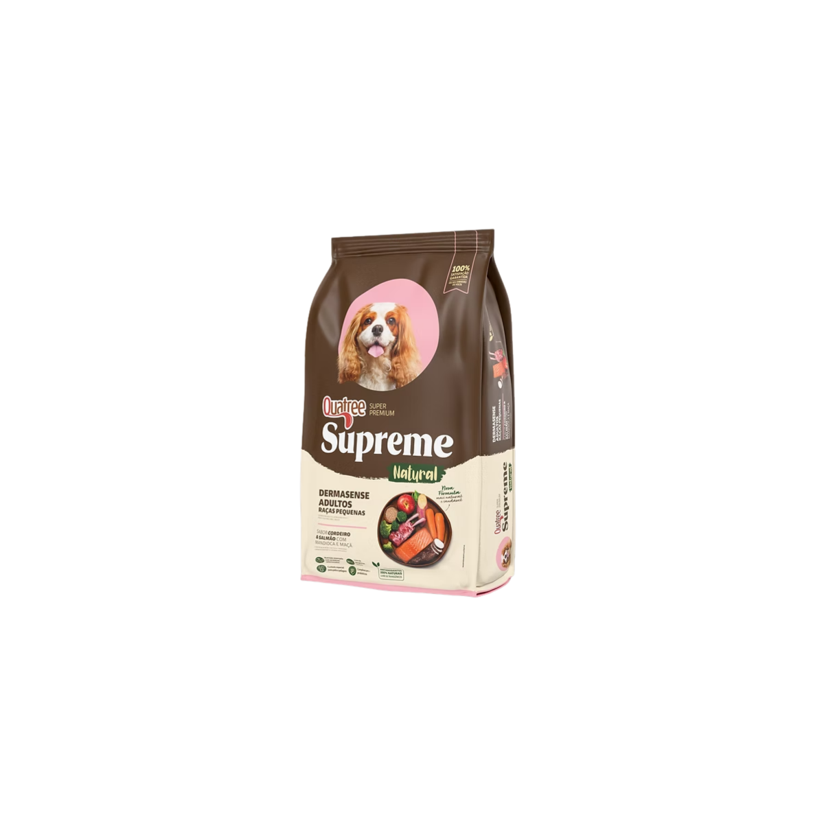 Ração Quatree Supreme Dermasense Cães Adultos Raças Medias e Grande 15kg