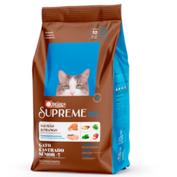 RAÇÃO QUATREE SUPREME GATOS CASTRADO SENIOR +7 500G