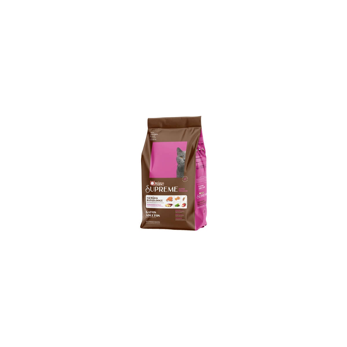 Ração Quatree Supreme para Gatos Adultos Sabor Salmão e Arroz
