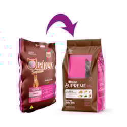 Ração Quatree Supreme para Gatos Adultos Sabor Salmão e Batata Doce