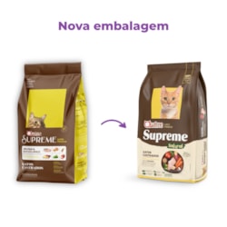 Ração Quatree Supreme para Gatos Castrados Sabor Frango e Batata Doce