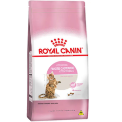 RAÇÃO ROYAL CANIN FELINE HEALTH NUTRITION KITTEN STERLISED PARA GATOS  FILHOTES CASTRADOS DE 6 A 12 MESES 0,4KG