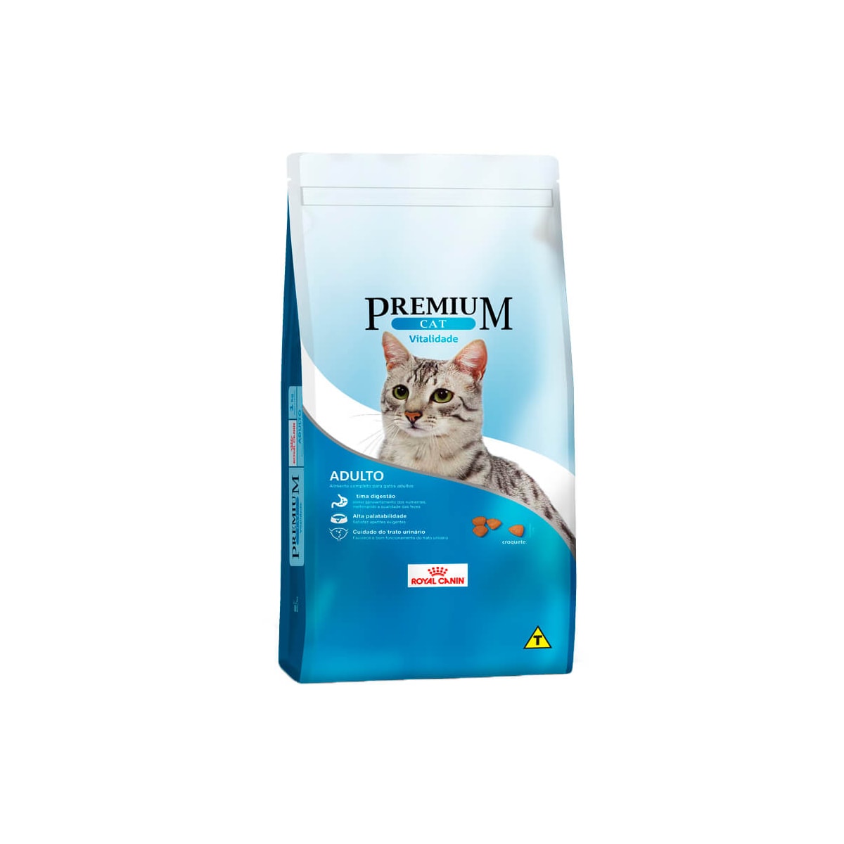 Ração Royal Canin Premium Cat Vitalidade para Gatos Adultos 1kg