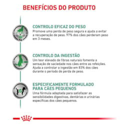 Ração Royal Canin Veterinary Nutrition Satiety para Cães de Raças Pequenas