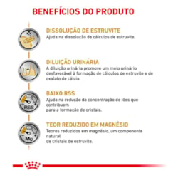 Ração Royal Canin Veterinary Urinary S/O para Gatos com Cálculos Urinários