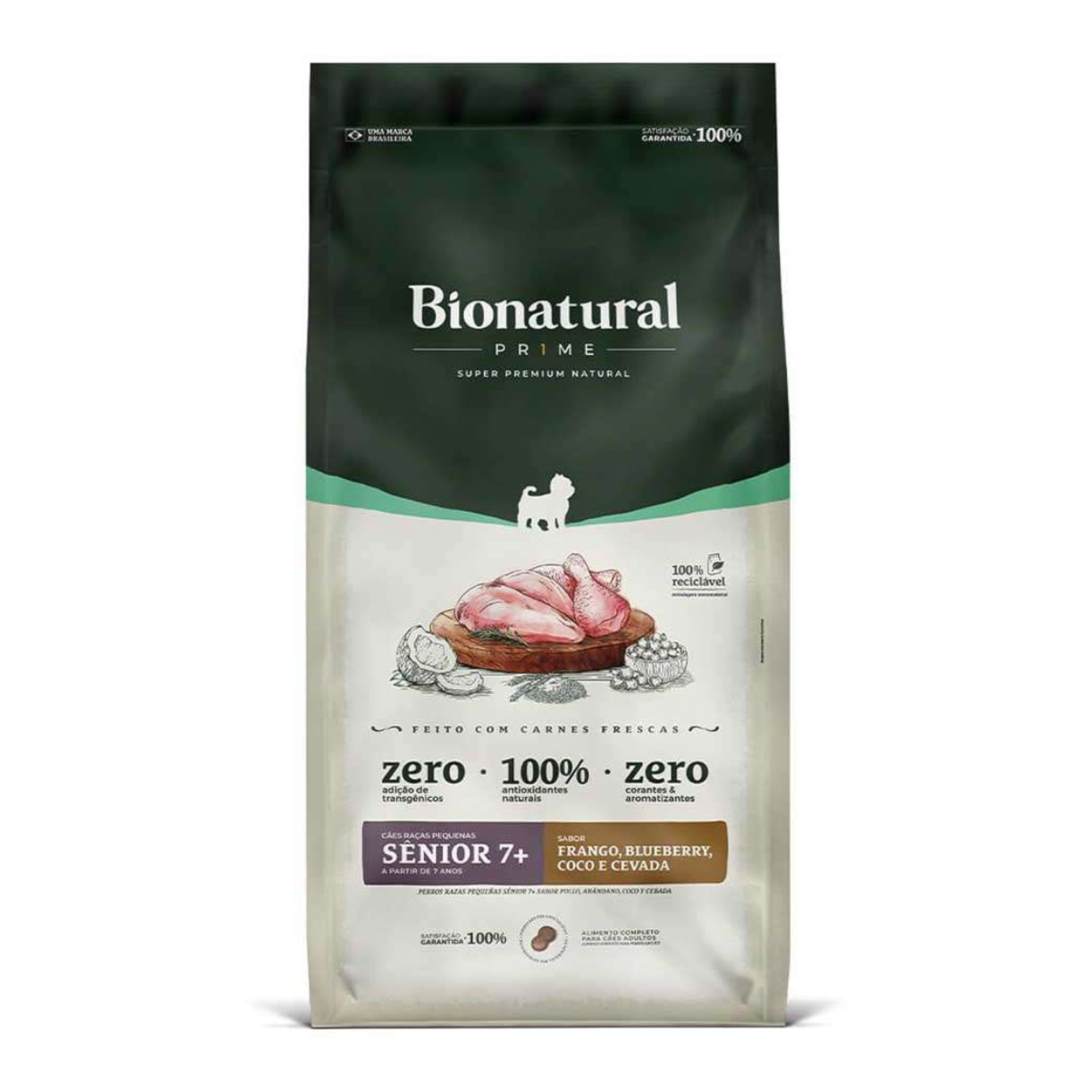 Ração Seca Bionatural Prime Sênior 7+ Frango 15KG