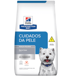 Ração Seca Hill's Pedaços Pequenos Prescription Diet Cuidados com a Pele para Cães Adultos