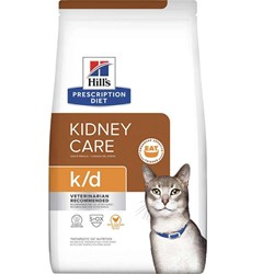 Ração Seca Hill's Prescription Diet k/d Cuidado Renal para Gatos Adultos