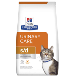 Ração Seca Hill's Prescription Diet s/d Cuidado Urinário para Gatos Adultos - 1,81 Kg