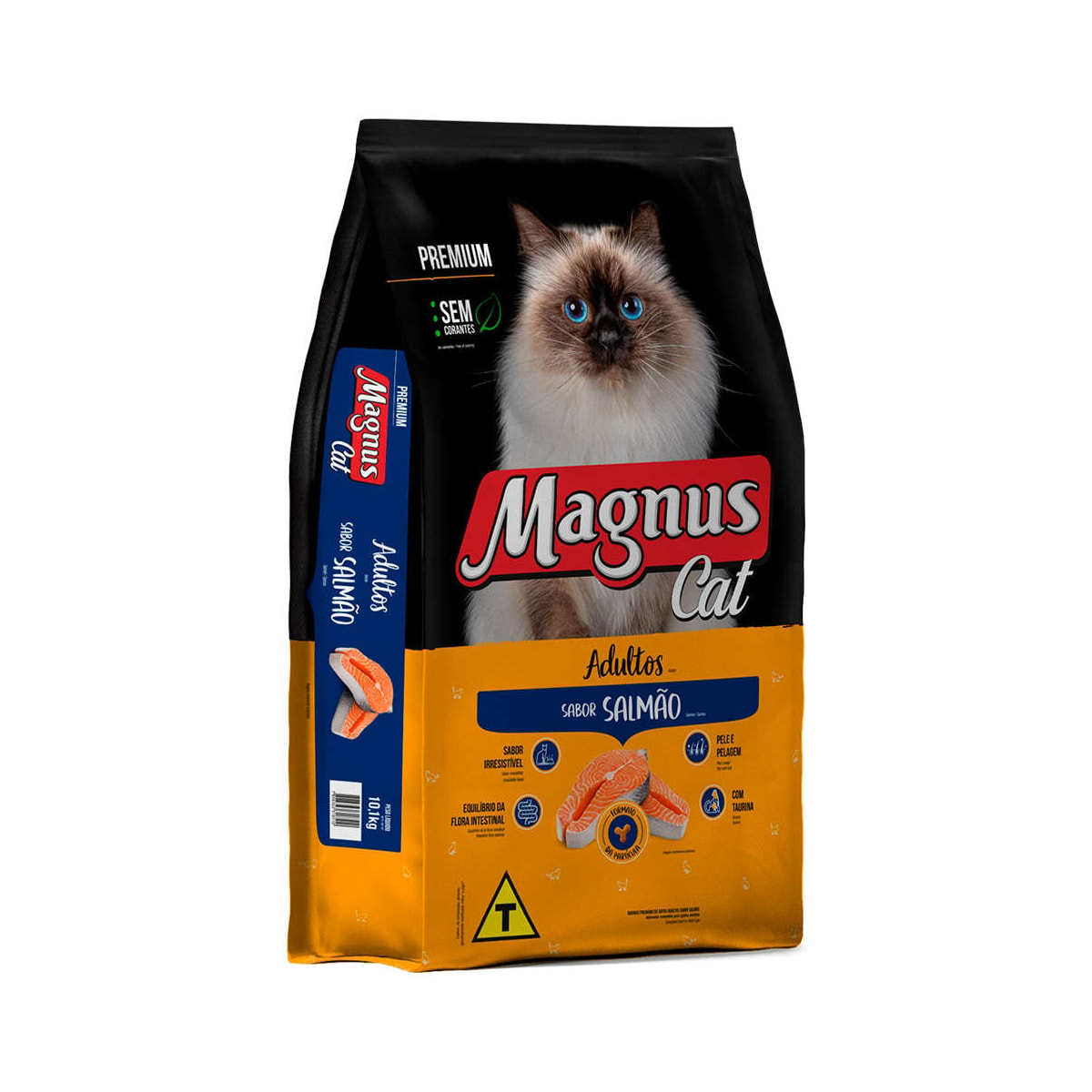 Ração Seca Magnus Cat Salmão para Gatos Adultos