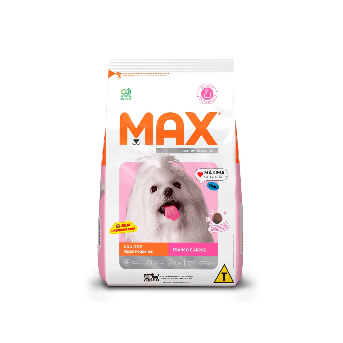 Ração Seca Max Frango e Arroz para Cães de Porte Pequeno