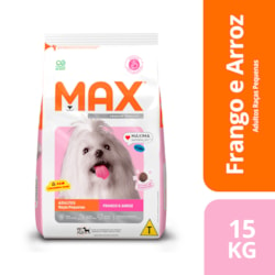 Ração Seca Max Frango e Arroz para Cães de Porte Pequeno