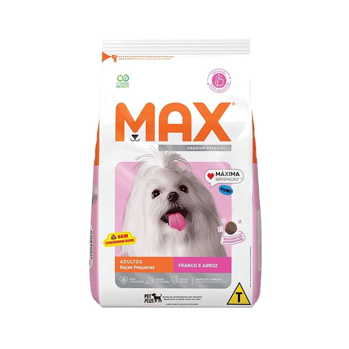Ração Seca Max Frango e Arroz para Cães de Porte Pequeno