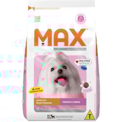 Ração Seca Max Frango e Arroz para Cães de Porte Pequeno