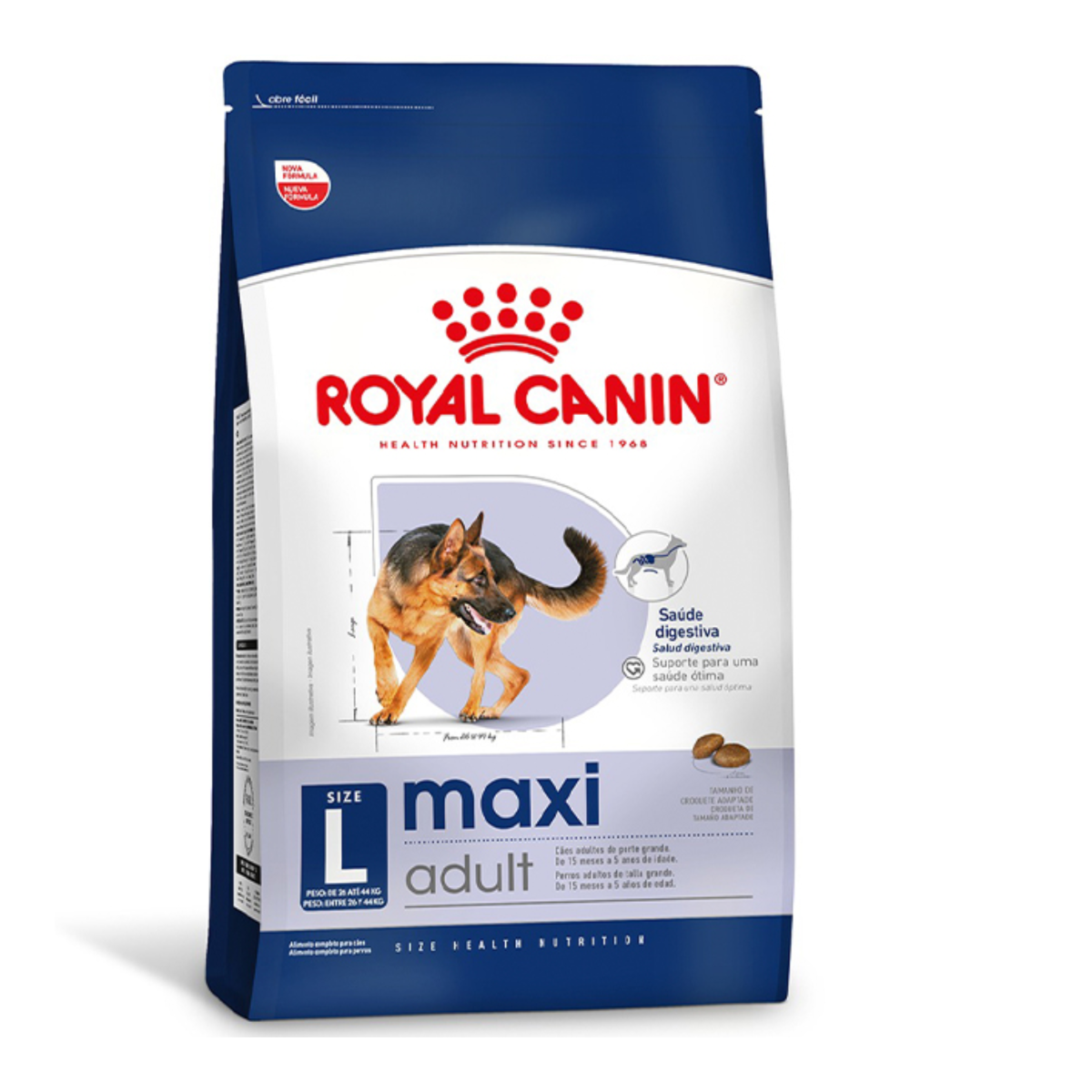 Ração Seca Royal Canin Maxi Adult para Cães Adultos de Porte Grande 12 Kg