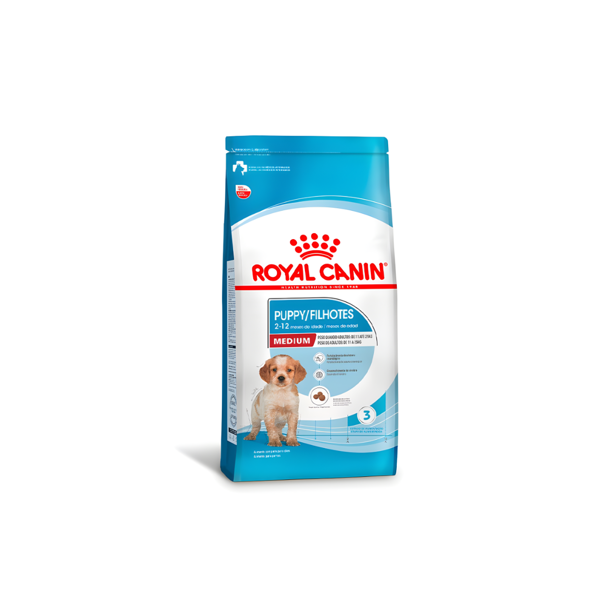 Ração Seca Royal Canin Medium Puppy para Cães Filhotes de Porte Médio 2,5kg