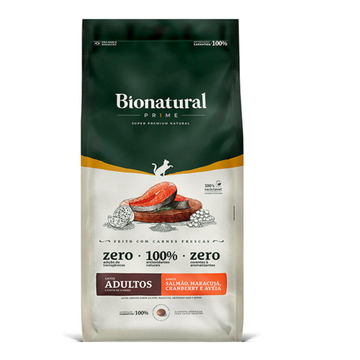 Ração Special Cat Bionatural Gatos Adultos Sabor Salmão