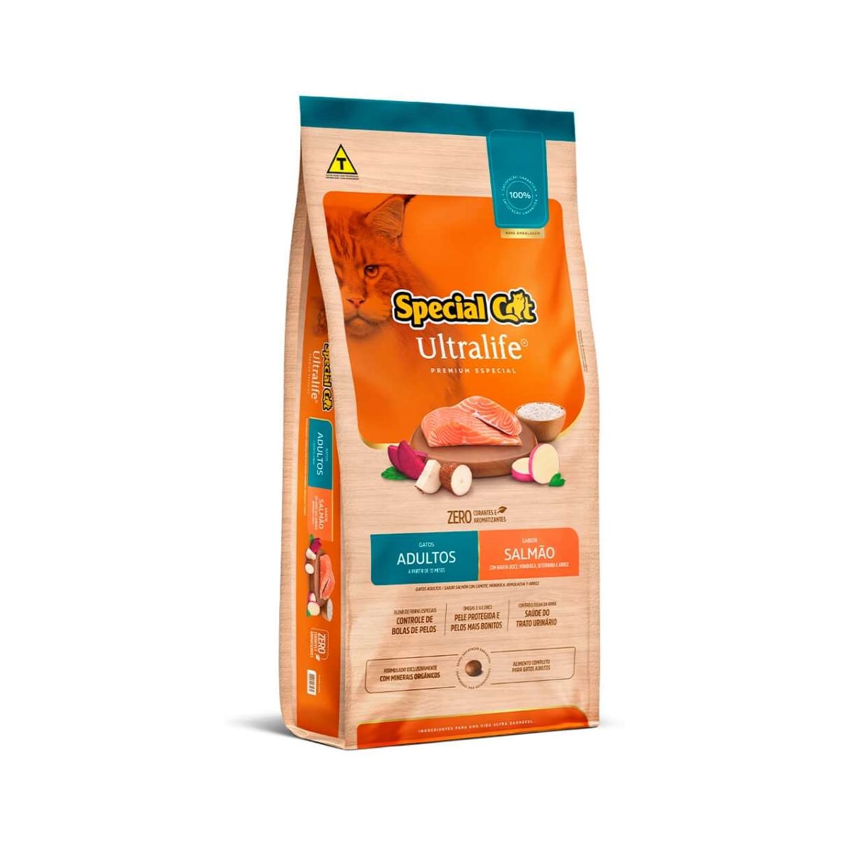 Ração Special Cat Ultralife para Gatos Adultos Sabor Salmão