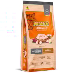 Ração Special Cat Ultralife para Gatos Castrados Sabor Frango