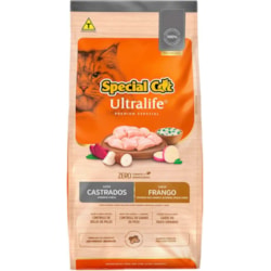 Ração Special Cat Ultralife para Gatos Castrados Sabor Frango