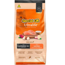 Ração  Special Cat Ultralife Salmão e Arroz para Gatos Castrados