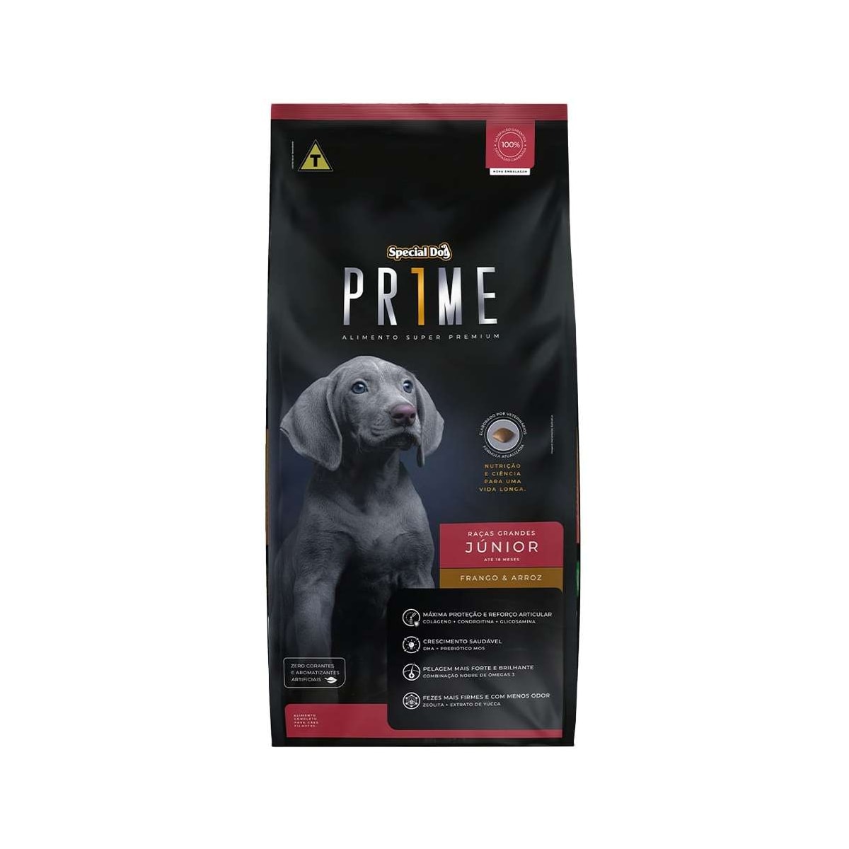 Ração Special Dog Prime Filhote Porte Grande - Frango e Arroz