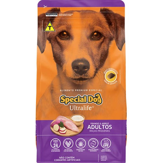 Ração Special Dog Ultralife para Cães Adultos de Raças Pequenas
