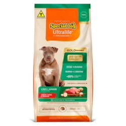 Ração Special Dog Ultralife Perfomance Cães Filhotes Carne e Frango 20kg