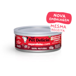 Ração Úmida Caçarolinha de Carne 110g - Pet Delícia