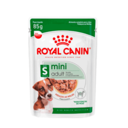 Ração Úmida Cães Adultos Pequenos Mini Sachê 85g Royal Canin