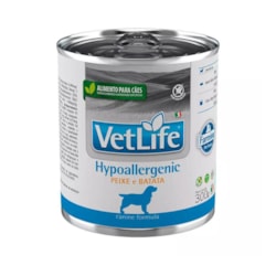 Ração Úmida Canina Vet Nat Hypoallergenic Sabor Peixe