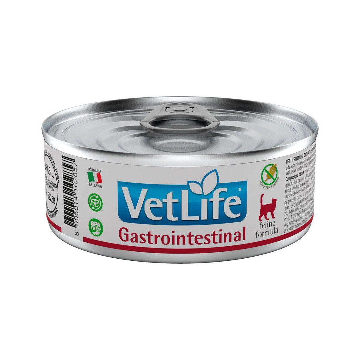 Ração Úmida Feline Vet Life Gastrointestinal 85g