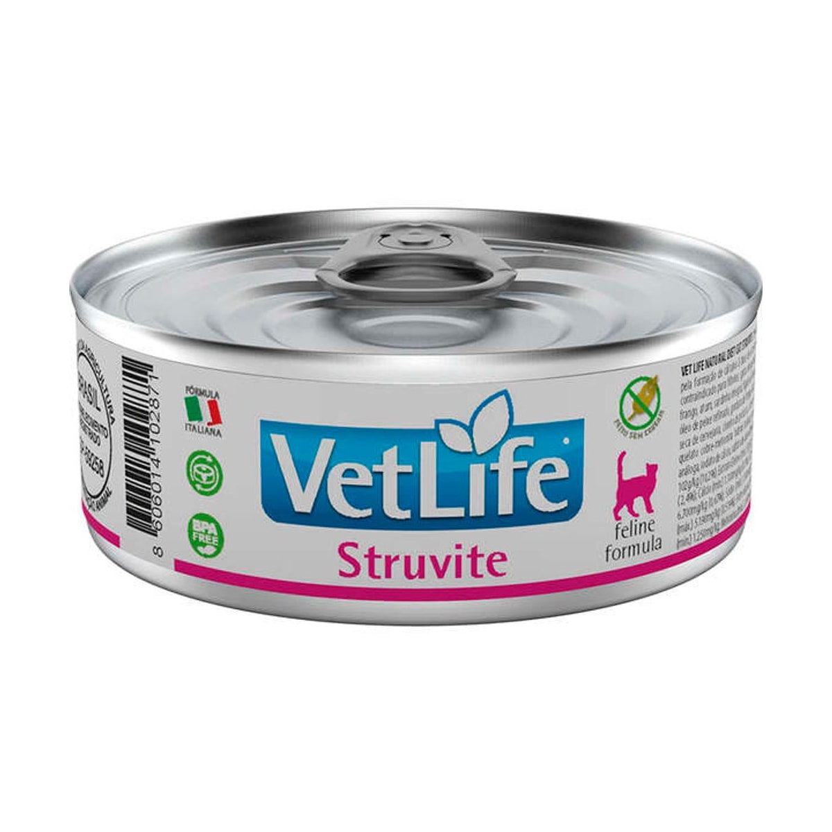 Ração Úmida Feline Vet Life Wet Struvite 85G