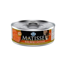 Ração Úmida Matisse Cat Mousse para Gatos Adultos Sabor Salmão 85g