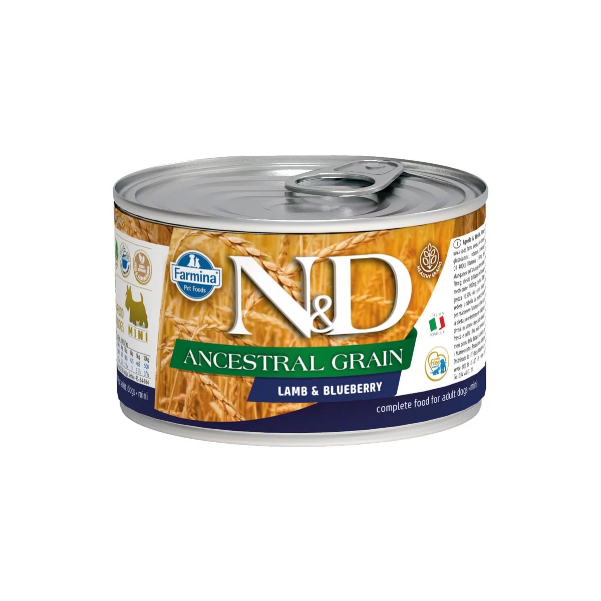 Ração Úmida N&D Ancestral Grain para Cães Adultos Sabor Cordeiro e Blueberry