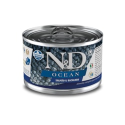 Ração Úmida N&D Ocean para Cães Adultos Sabor Salmão e Bacalhau