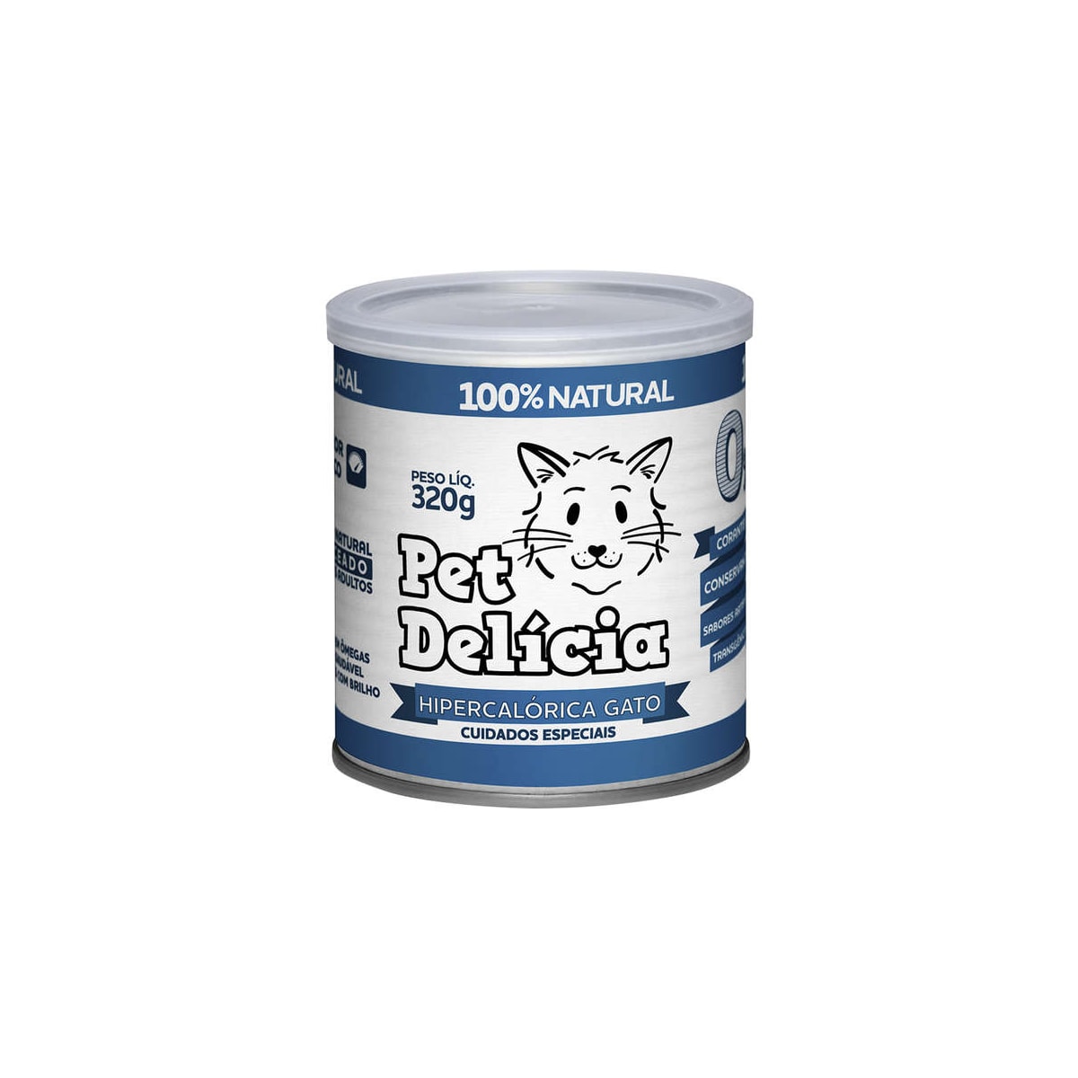 Ração Úmida Pet Delicia Hipercalorica para Gatos 320g