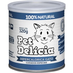 Ração Úmida Pet Delicia Hipercalorica para Gatos 320g