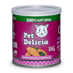 Ração Úmida Pet Delicia Maravilha de Frango Gatos 110g
