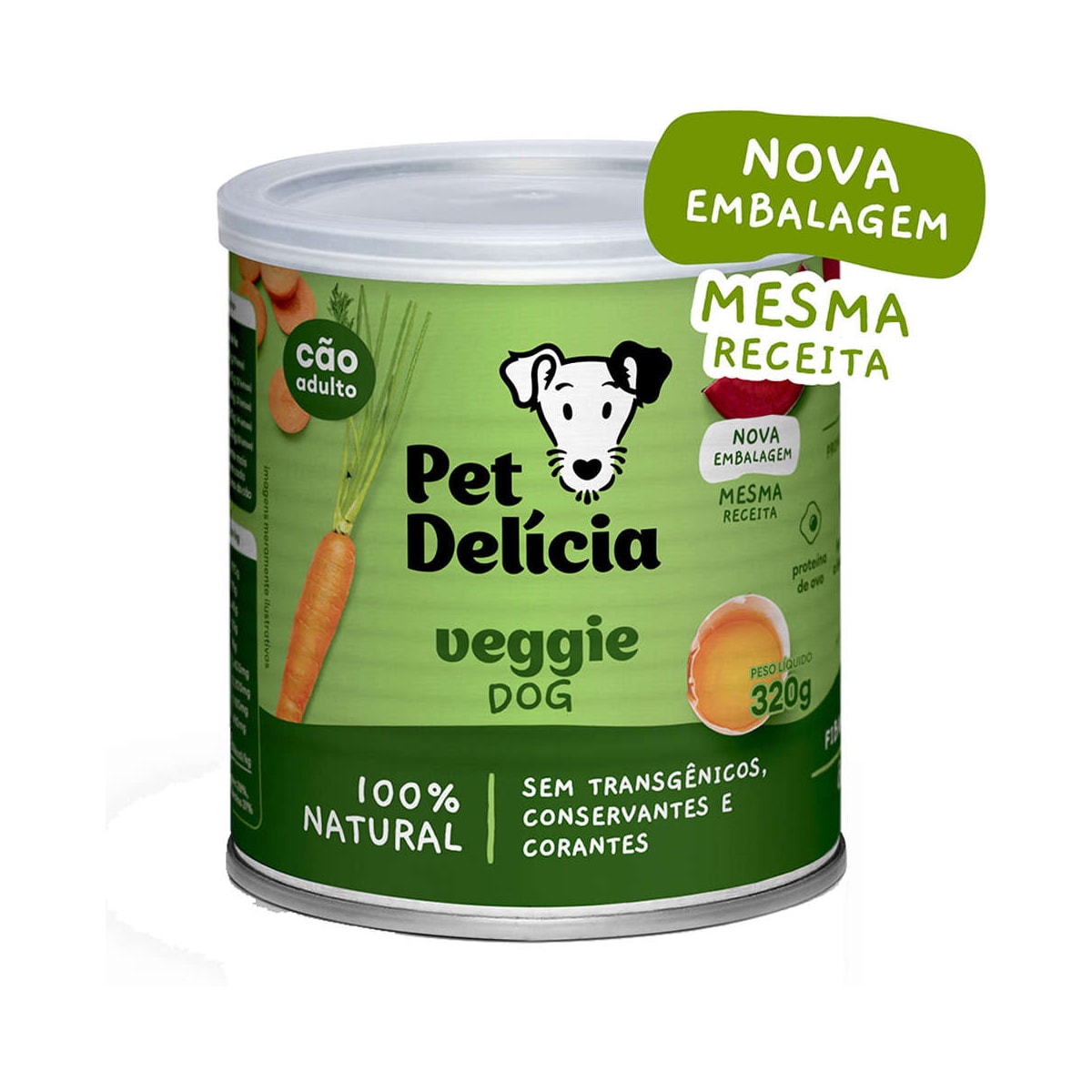 Ração Úmida Pet Delícia Natural Veggie Dog para Cães