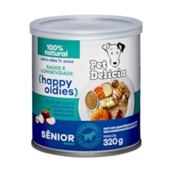 Ração Úmida Pet Delicia para Cães Happy Oldies Senior 7+ 320g