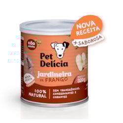 Ração Úmida Pet Delicia Sabor Jardineira de Frango 110g
