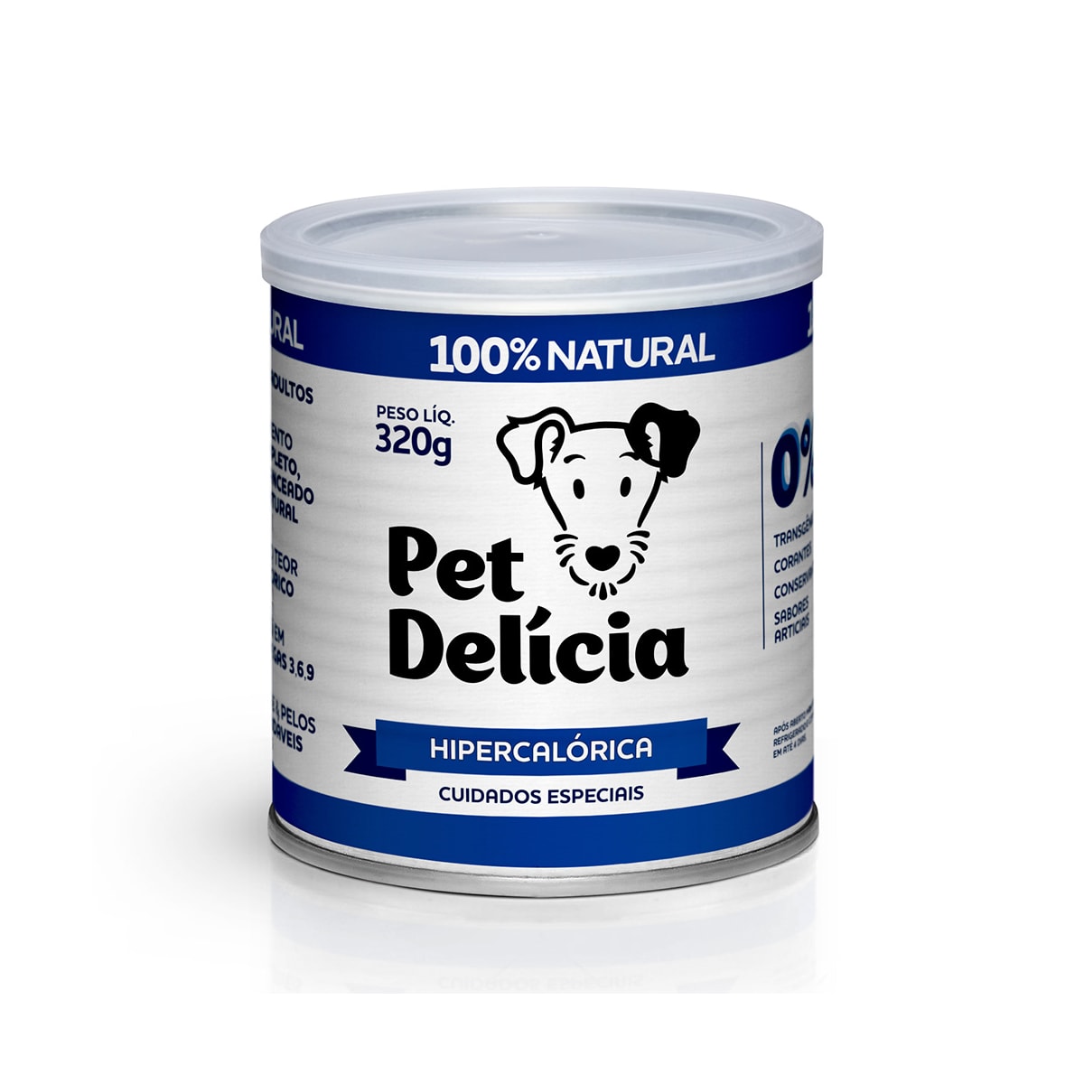 Ração Úmida Pet DeliciaHipercalorica Cães 320g