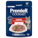 Ração Úmida Premier Gourmet para Gatos Adultos Sabor Carne, Espinafre e Arroz Integral 70 g