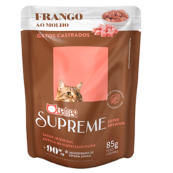 Ração Úmida Quatree Supreme Frango para Gatos Castrados