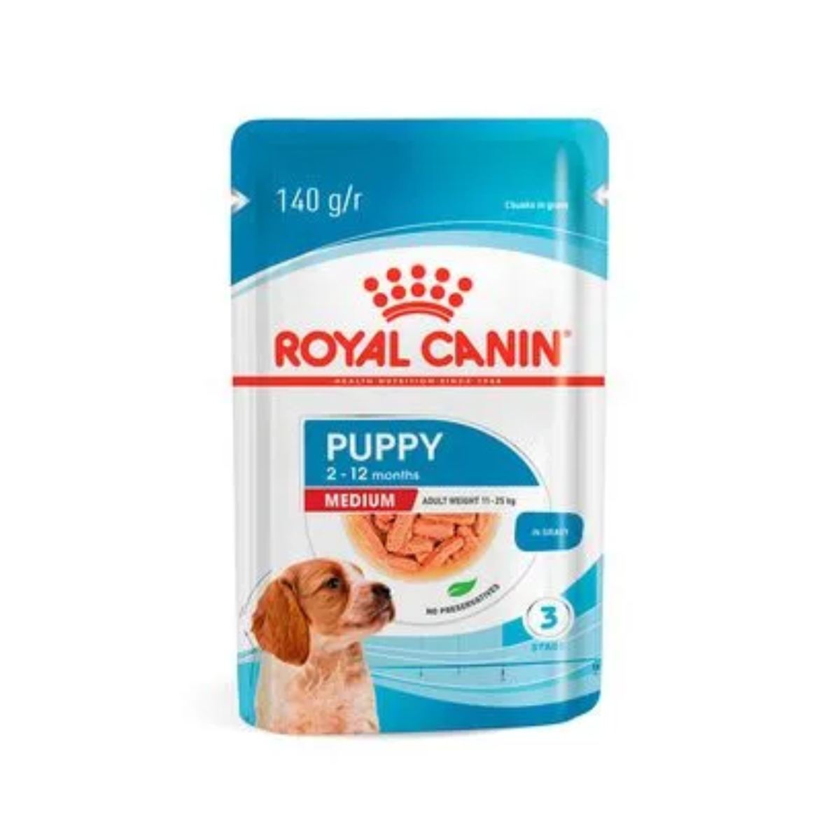 Ração Úmida Royal Canin Cão Filhote Médio Medium Sachê 140g